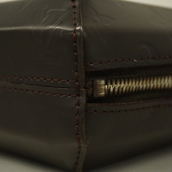 LOUIS VUITTONAuth Monogram Glace Erwin M46580 Men's Handbag,Tote Bag Coffee - Picture 8 of 10